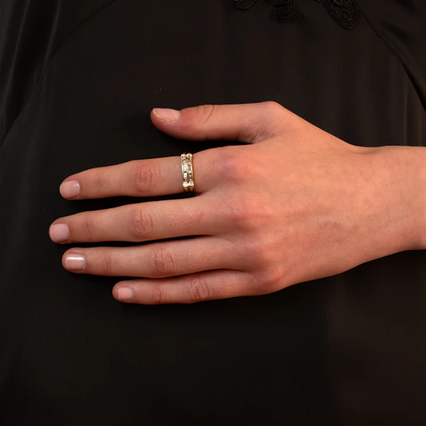 14ct Diamond Baguette Ring - image 2
