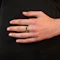 Vintage 18ct Two-Tone Gold Untreated Zambian Emerald Sugarloaf Ring - image 2