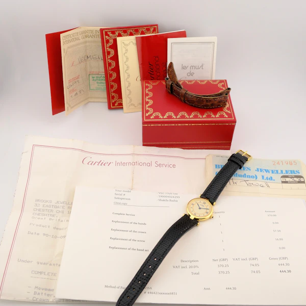 Cartier Vendome Cream Dial 590004 - image 5