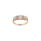 18ct Gold Triple Opal and Diamond Bridge Ring, Spectrum Antiques - image 2