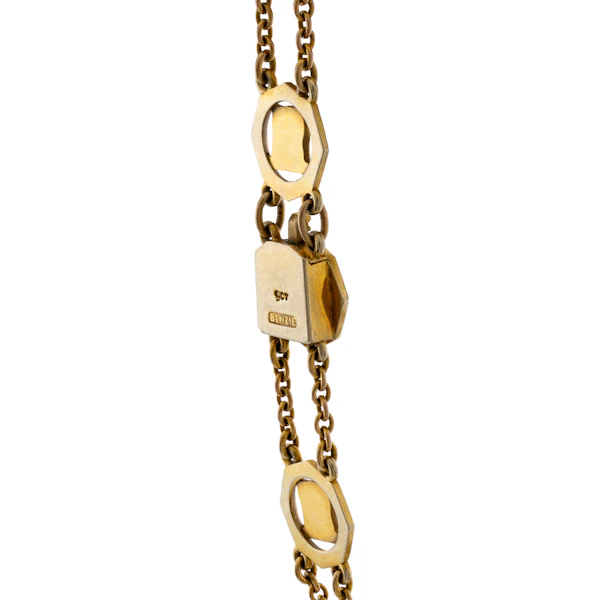 Vintage 9ct Gold Enamel Yacht Club Flag Bracelet by Benzie of Cowes, Spectrum Antiques - image 3