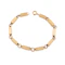18ct Gold Fluted Bar Link Bracelet, Spectrum Antiques - image 2