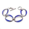 Silver Enamel Bracelet, Spectrum Antiques - image 2