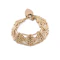 Vintage 9ct Gold Gate Bracelet with Heart Padlock, Spectrum Antiques - image 4