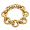 Vintage Italian 18ct Gold Bold Belcher Link Bracelet, Spectrum Antiques - image 1