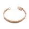Edwardian Fancy Gate Link Bracelet with Heart Padlock in 9ct Rose Gold, Spectrum Antiques - image 3