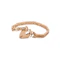 Edwardian Fancy Gate Link Bracelet with Heart Padlock in 9ct Rose Gold, Spectrum Antiques - image 1