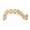 Chunky Geometric Gate Link Bracelet in 9ct Gold, Spectrum Antiques - image 3
