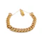 Large 15ct Curb Link Bracelet with Padlock, Spectrum Antiques - image 3