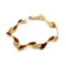 Simon Benney 18ct Gold & Red Enamel Modernist Bracelet, Spectrum Antiques - image 3