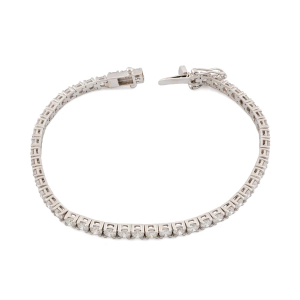 18ct Diamond Line Bracelet, Spectrum Antiques - image 4