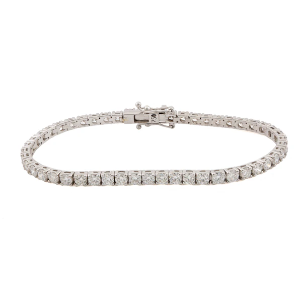 18ct Diamond Line Bracelet, Spectrum Antiques - image 1
