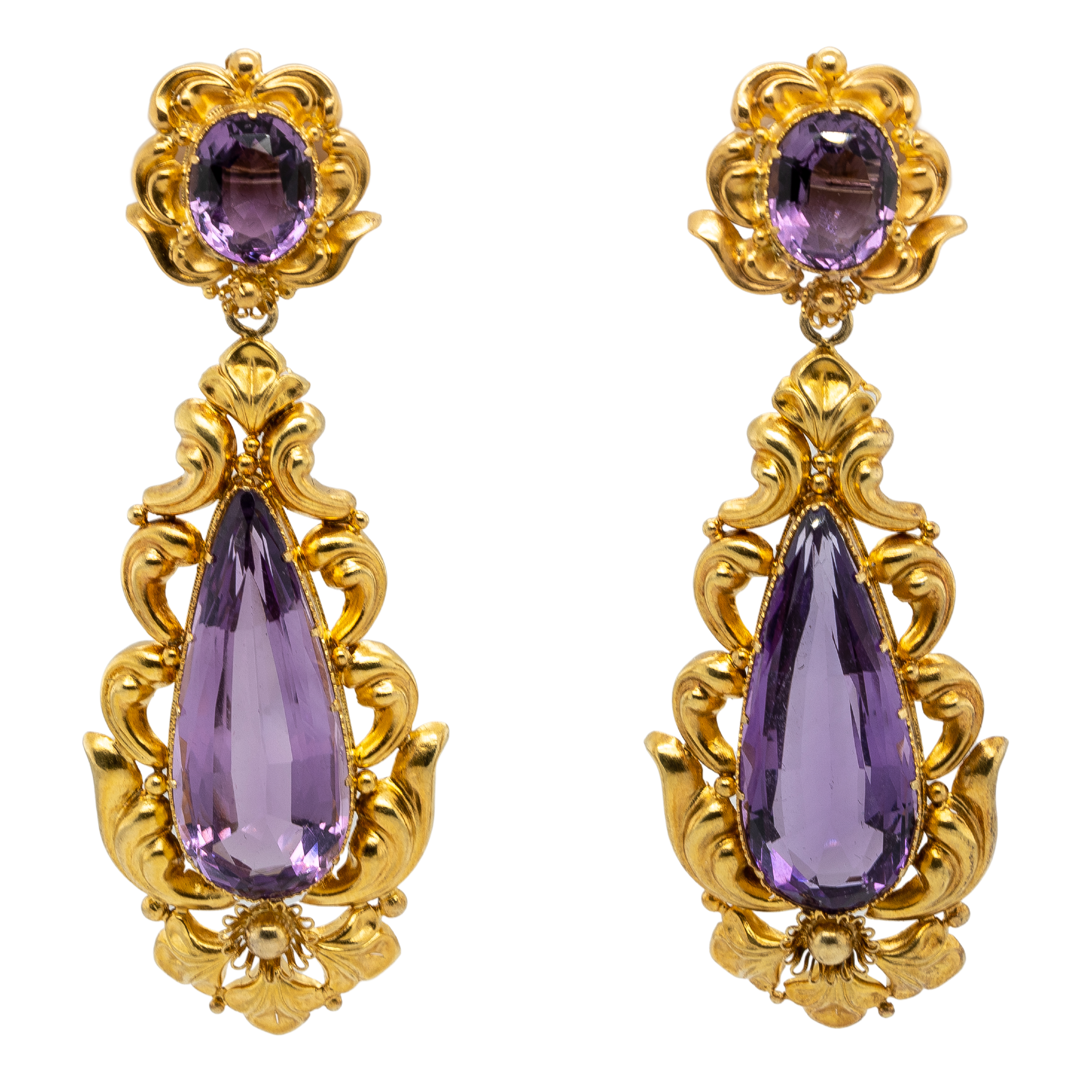 Vintage 2025 amethyst earrings