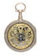RARE SKELETONISED REPEATING POCKET WATCH WITH GLASS DIAL - image 1