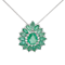 Emerald pendant/necklace - image 1
