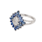 Art Deco style sapphire ring - image 1