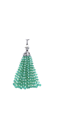 Emerald,pearl diamond tassel - image 1