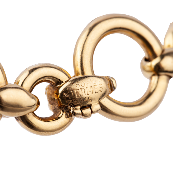 Hermes gold bracelet - image 1