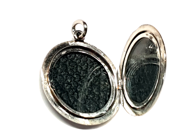 Platinum early 20th century locket  DBGEMS - image 1