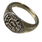 1480 silver gilt ring - image 1