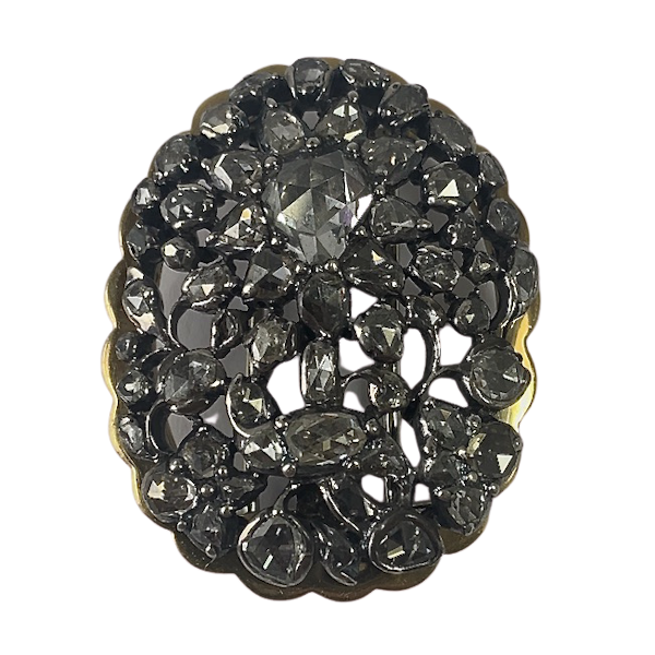 Early eighteenths century diamond set dress ornament - image 1