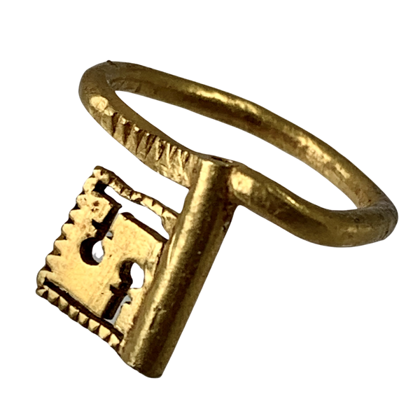 Ancient Roman key ring - image 1