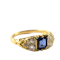 Sapphire Ring in 18ct Gold set with Diamonds date circa1900 SHAPIRO & Co since1979 - image 1