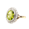 A Peridot Diamond Ring - image 1