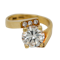 1970s diamond solitaire ring . Principal diamond 2.36 ct - image 1