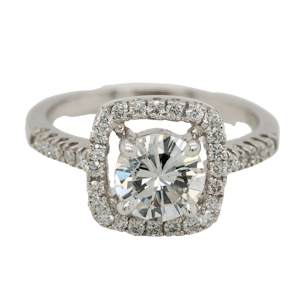 Diamond solitaire ring