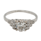 Platinum diamond solitaire ring. 1.15 ct est. centre diamond - image 1