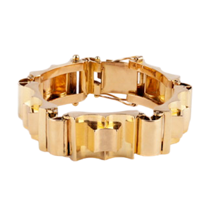 Retro gold bracelet