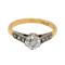 Antique Diamond Solitaire Engagement Ring  DBGEMS - image 1