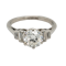 art deco 1.16ct diamond engagement ring - image 1