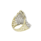 Saddle shaped diamonds ring - image 1