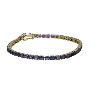 Tennis sapphire bracelet