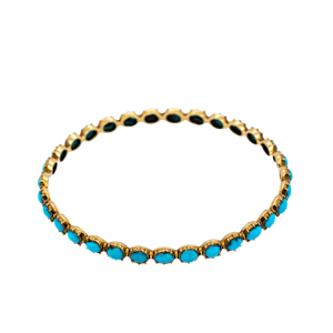 Victorian Turquoise bangle in 20/22 ct gold