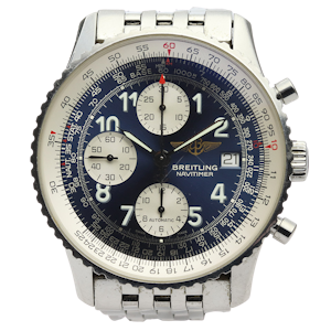 Breitling Old Navitimer Blue Dial With Papers
