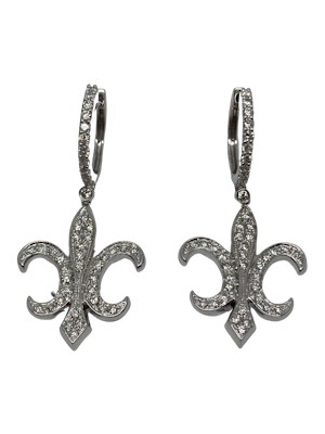 18K white gold Diamond Earrings