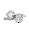 Platinum and Diamond Engagement Ring - image 1