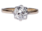 1.56cts Cushion Cut Diamond Engagement Ring  DBGEMS - image 1
