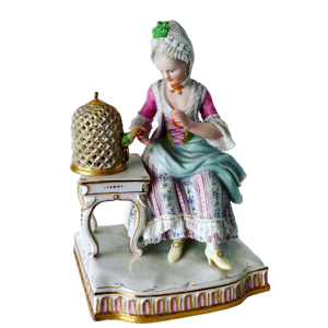 Meissen figure of touch
