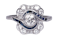 Art Deco Sapphire and Diamond Engagement Ring  DBGEMS - image 1
