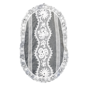 Oval tray cloth