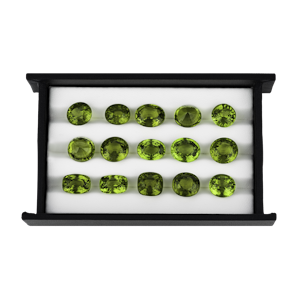 Peridot gemstones