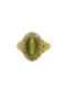 18K yellow gold Chrysoberyl and Diamond Ring - image 1