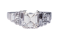 1.50ct Square Diamond Engagement Ring  DBGEMS - image 1