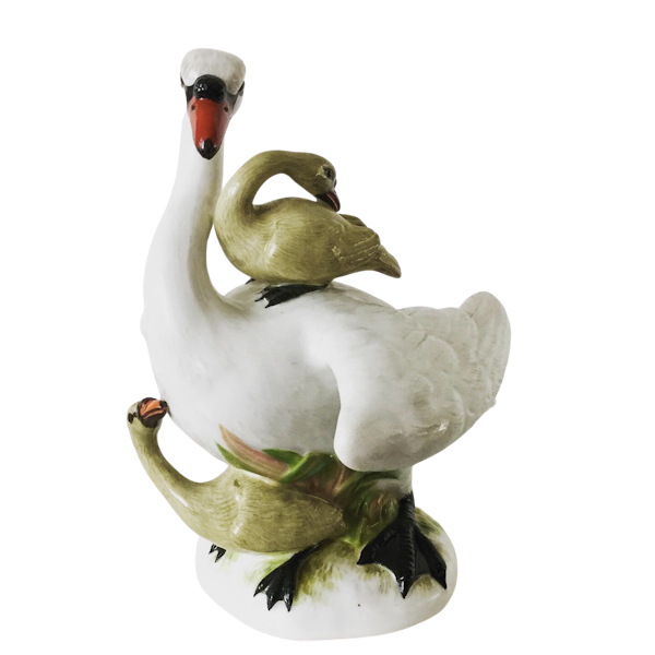 Meissen group of swans - image 1