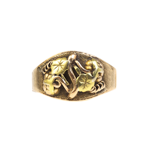 Arts and Crafts 14ct Gold Ring | Californian c.1930s