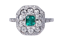 Belle Epoque Emerald and Diamond Ring  DBGEMS - image 1